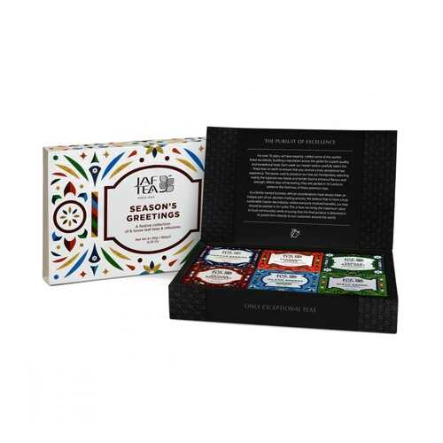 Чай Jaf Tea Season&Greetings набор 6 видов по 30 г в Верный