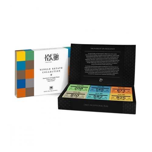 Чай Jaf Tea Single Estate Collection черный ассорти 6 видов по 30 г в Верный