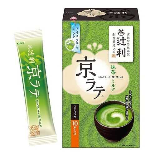 Чай матча Tsujiri латте в стиках 10 штук 140 г в Верный