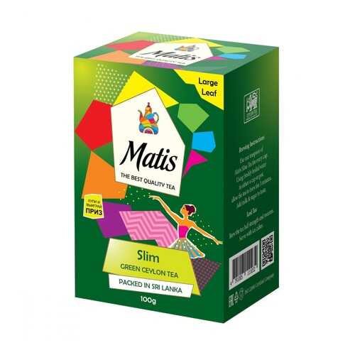 Чай Matis Slim зеленый с добавками 100 г в Верный