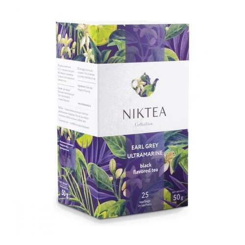 Чай Niktea Earl Grey Ultramarine черный с бергамотом 25 пакетиков в Верный