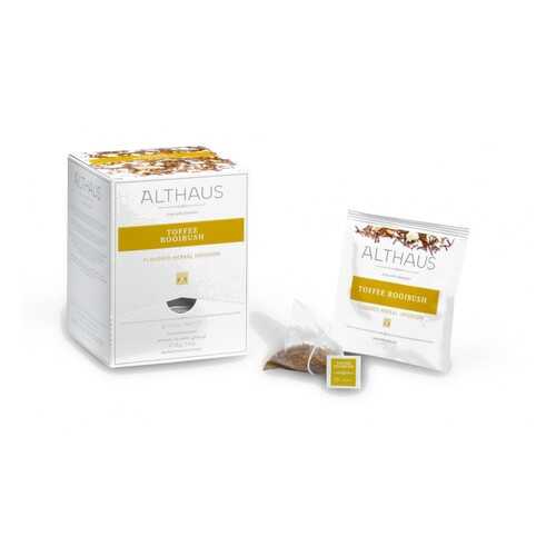 Чай травяной в пирамидках Althaus Toffee Rooibush Тоффи Ройбуш 15*2.75 г в Верный