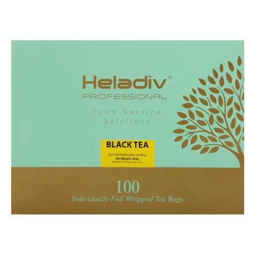 Чай в пакетиках Heladiv professional line black 100 пакетов в саше в Верный