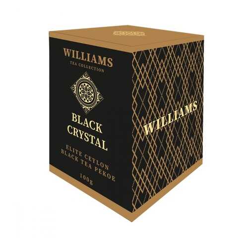 Чай Williams Black Crystal черный цейлонский Pekoe 100 г в Верный