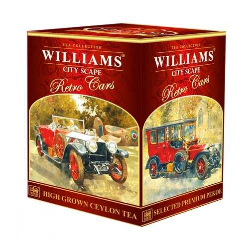 Чай Williams City Scape черный 150 г в Верный