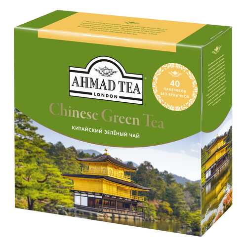Чай зеленый Ahmad Tea китайский 40 пакетиков в Верный