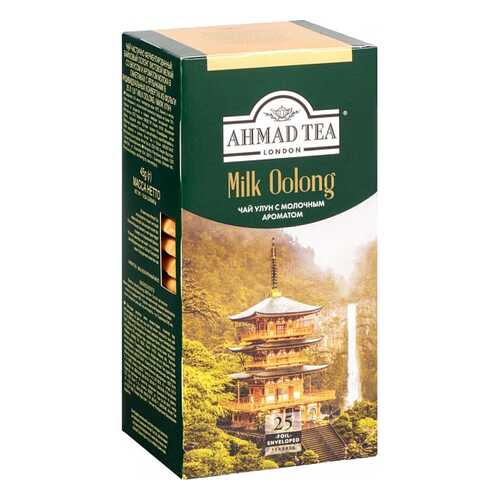 Чай зеленый Ahmad Tea milk oolong 25 пакетиков в Верный