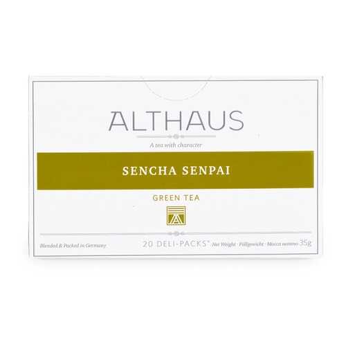 Чай зеленый Althaus Сенча Сенпай 20 х 1.8 г Германия в Верный