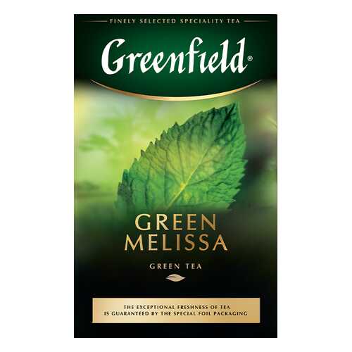Чай зеленый листовой Greenfield Green Melissa 85 г в Верный