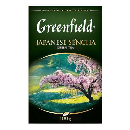 Чай зеленый листовой Greenfield Japanese Sencha 100 г в Верный