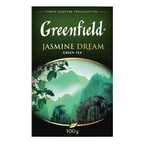 Чай зеленый листовой Greenfield Jasmine Dream 100 г в Верный