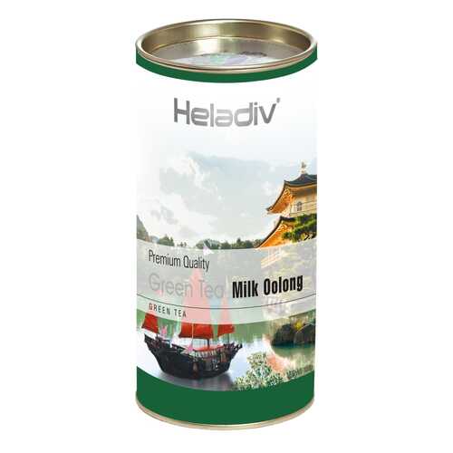 Чай зеленый листовой Heladiv milk ooling молочный улун в тубе 100 г в Верный