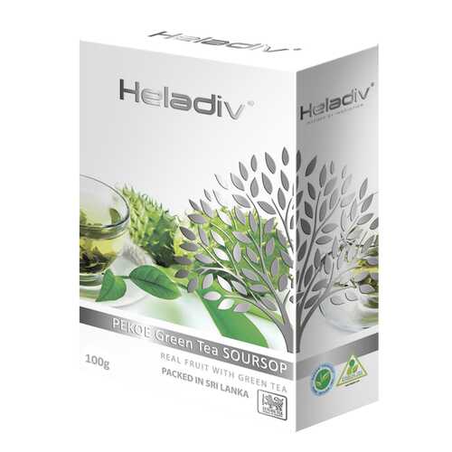 Чай зеленый листовой Heladiv soursop green tea 100 г в Верный