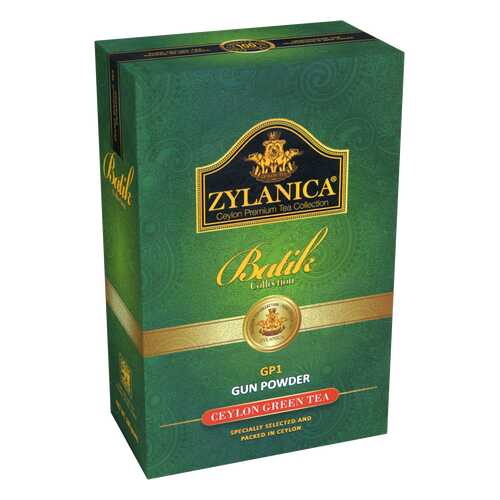 Чай зеленый листовой Zylanica batik design 100 г в Верный