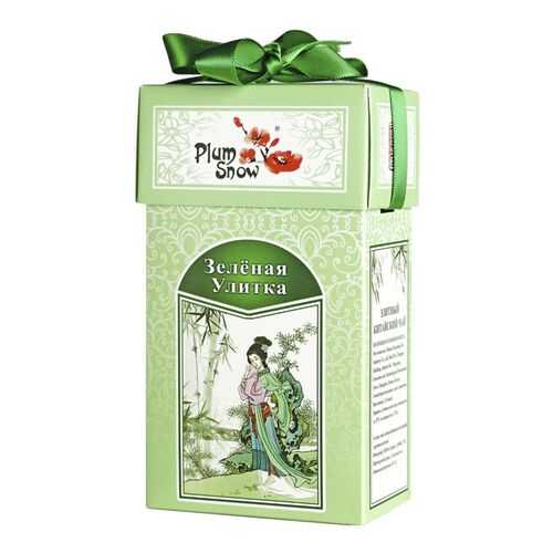 Чай зеленый Plum Snow зеленая улитка 100 г в Верный