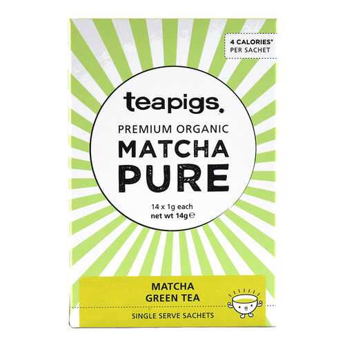 Чай зеленый Teapigs матча organic 14*1 г в Верный