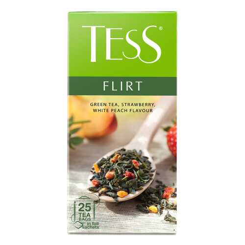 Чай зеленый Tess Flirt 25 пакетиков в Верный