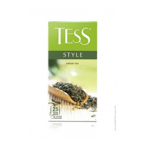 Чай зеленый Tess Style 25 пакетиков в Верный