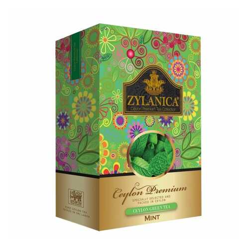 Чай Zylanica Ceylon Premium зеленый листовой с мятой 100 г в Верный