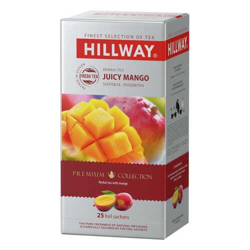 Чайный напиток с ароматом манго JUICY MANGO т.з. HILLWAY в сашетах 1,5г*25*12 (С) в Верный