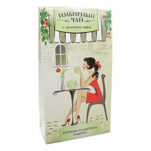 Имбирный чай Green Side c зеленым чаем 1.5 г в Верный