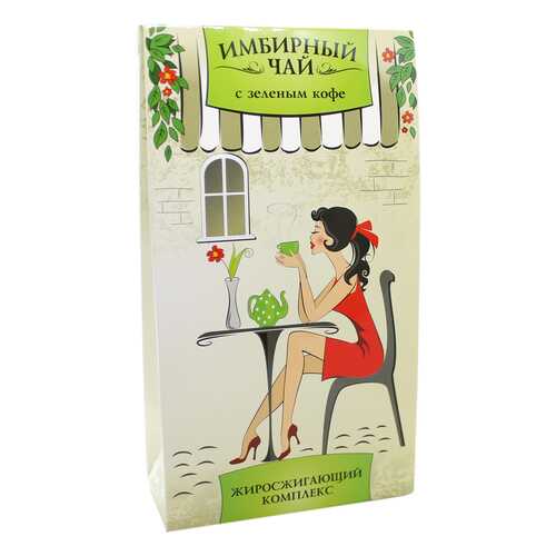 Имбирный чай Green Side c зеленым кофе 1.5 г в Верный