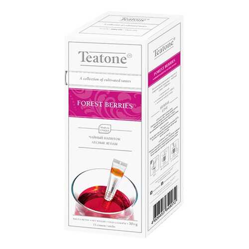 Напиток чайный Teatone forest berries лесные ягоды в стиках 15 пакетиков в Верный