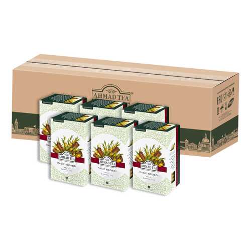 Травяной чай Ahmad Tea с корицей Мэджик ройбуш в пакетиках 20х1,5г - 6 штук в Верный
