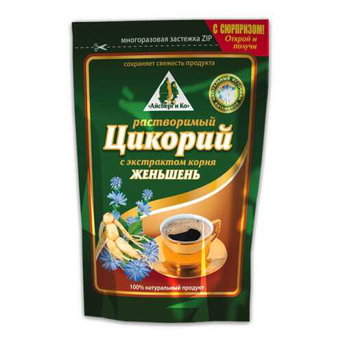 Цикорий Айсберг и Ко с экстрактом корня женьшень м/у 100 г в Верный