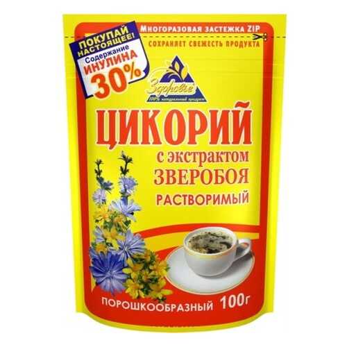 Цикорий Здоровье зверобой 100 г в Верный
