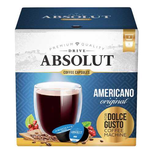 Кофе Absolut Drive Americano Original в капсулах для кофемашины Dolce Gusto 16 капсул в Верный