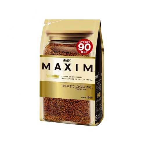 Кофе AGF Maxim растворимый gold blend 180 г в Верный