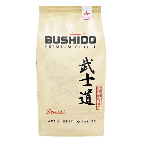 Кофе черный молотый Bushido Sensei 100% Арабика Премиум 227 г в Верный