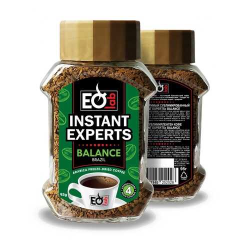 Кофе Espressolab Instant Experts Balance Brazil растворимый 95 г в Верный
