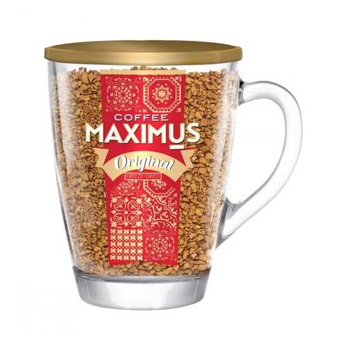 Кофе Maximus Original растворимый в стеклянной кружке 70 г в Верный