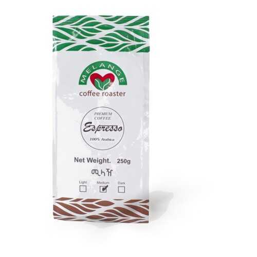 Кофе Melange Coffee Roaster в зернах, упаковка 250 грамм в Верный