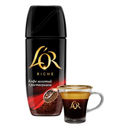 Кофе молотый L'OR riche в растворимом 95 г в Верный