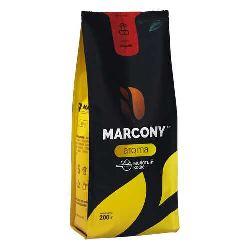 Кофе молотый MARCONY AROMA со вкусом вишни 200г в Верный