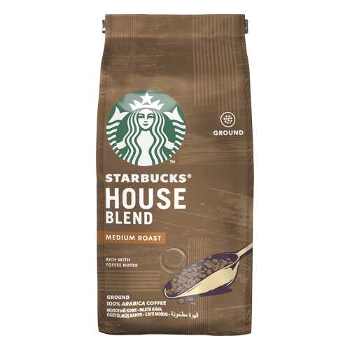 Кофе молотый Starbucks House Blend средней обжарки 200 г в Верный