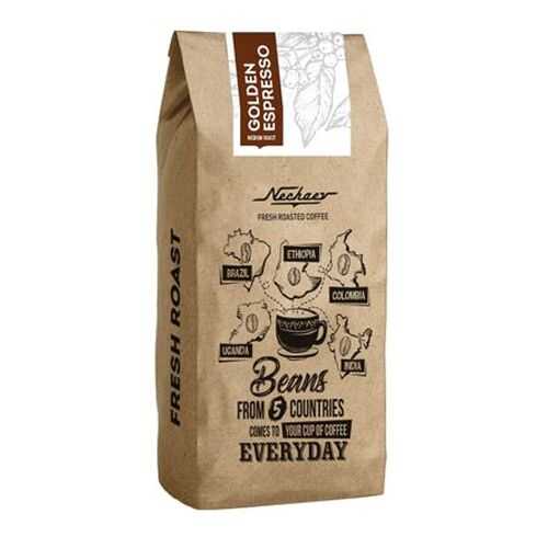 Кофе Nechaev Golden Espresso в зернах свежей обжарки 500 г в Верный