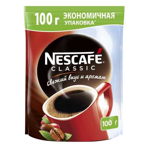 Кофе растворимый Nescafe classic кофе растворимый пакет 100 г в Верный