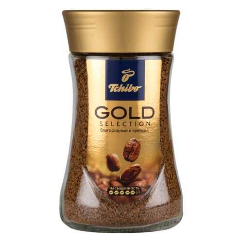 Кофе растворимый Tchibo gold selection сублимированный 190 г в Верный