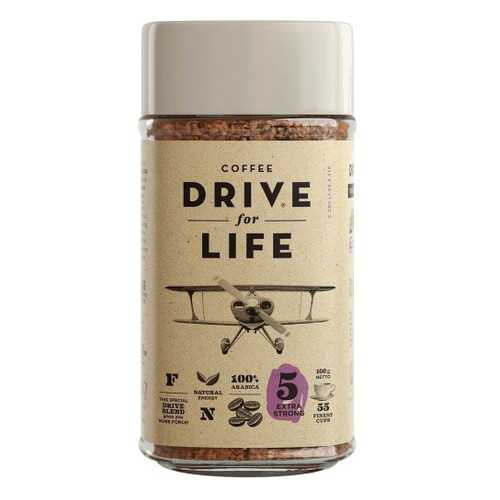 Кофе растворимый живой Drive for Life extra strong 100 г в Верный