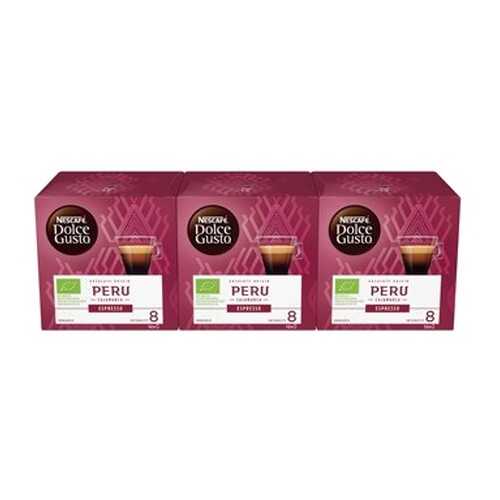 Кофе в капсулах Nescafe Dolce Gusto Эспрессо Перу 3 штуки по 12 капсул в Верный