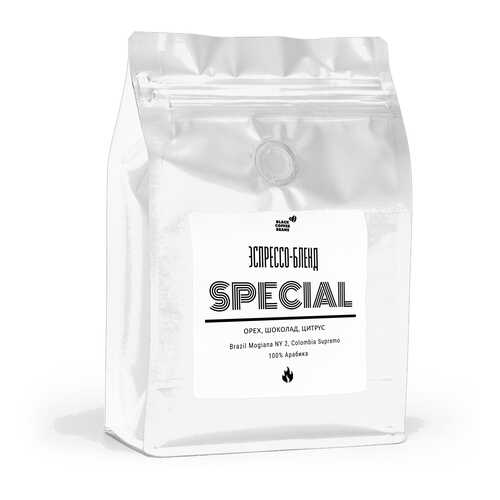 Кофе в зернах Black coffee beans Special, 250 г в Верный
