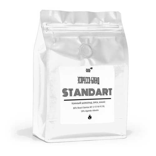 Кофе в зернах Black coffee beans Standart, 250 г в Верный