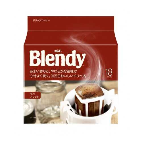 Кофе японский AGF Blendy Mokka дрип-пакеты 7 г*18 штук в Верный