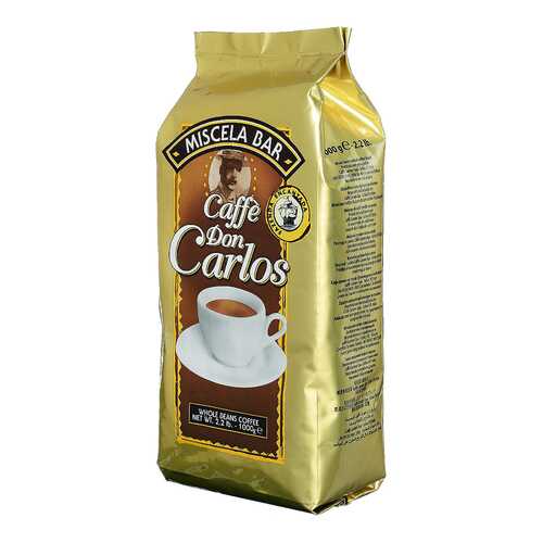 Кофе зерновой Carraro don Carlos 1 кг в Верный