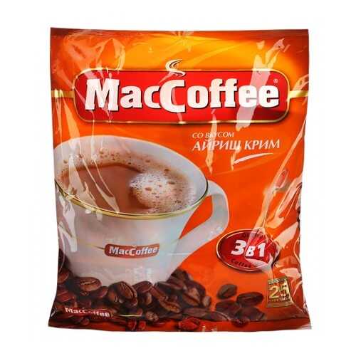Кофейный напиток растворимый MacCoffee айриш крим 3в1 25 г 18 штук в Верный