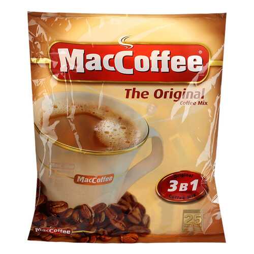 Напиток MacCoffee кофейный карамель растворимый 3в1 18 г 25 пакетиков в Верный